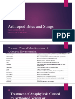 Arthropod Bites and Stings: Pablo R. Quedado, MD Unp-College of Medicine