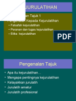 1 Kejurulatihan