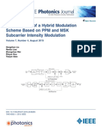 BER Analysis of A Hybrid Modulation Scheme Based On PPM and MSK Subcarrier Intensity Modulation