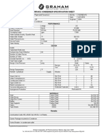 Surface Condenser Specification Sheet: Design