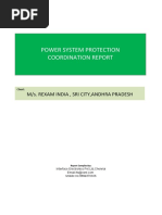 Power System Protection Coordination Report: M/S. Rexam India, Sri City, Andhra Pradesh