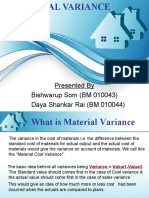 Material Variance