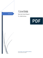 Marriott Hotel Report T2, 2020 Online: Your Names, Your Student Numbers