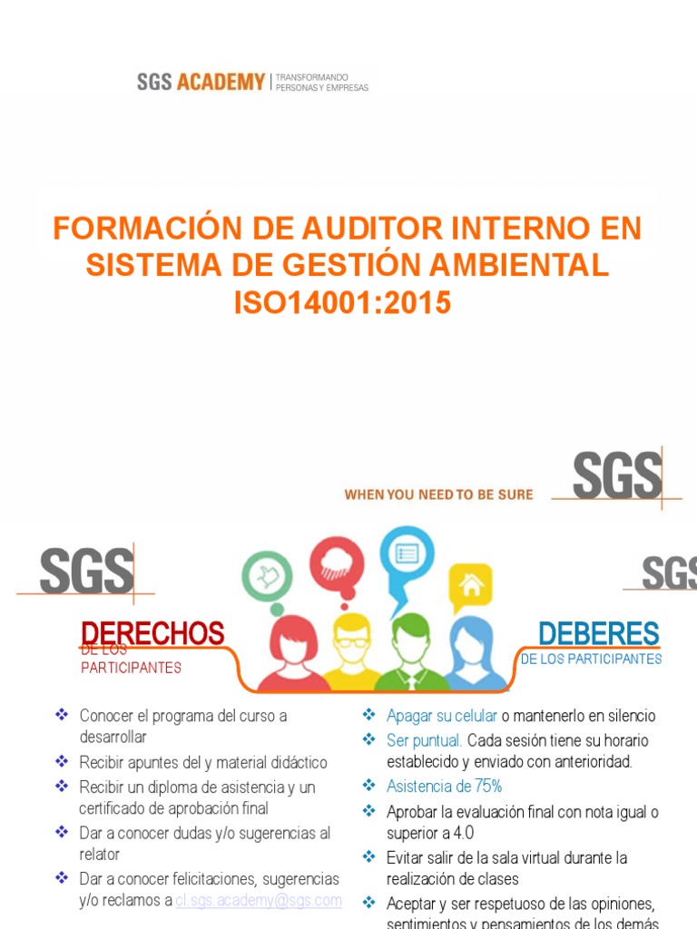 Auditor Interno ISO 14001 v2015 | PDF | Auditoría | Contralor