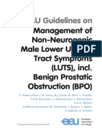 EAU Guidelines On The Management of Non Neurogenic Male LUTS 2018 Large Text