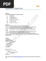 NCERT Class10 Quadratic Equations Exercise 1 PDF