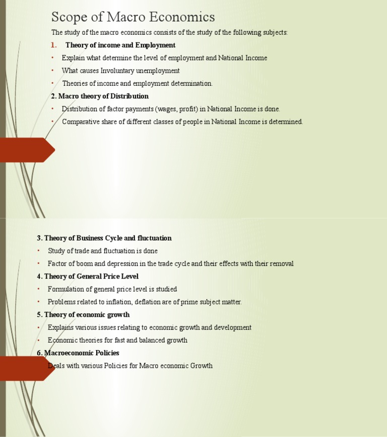 Scope of Macroeconomics Explained | PDF