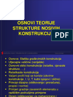 Osnovi Teorije Strukture Nosivih Konstrukcija