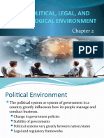 The Political, Legal, and Technological Environment