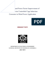 Performance and Power Factor Improvement of Indirect Vector Controlled Cage Induction Generator in Wind Power Application PDF