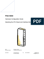 Hardware Configuration Guide Selecting The CPU Board and Interface Modules