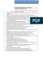 Summary of Questions With The Past Year Reference:: The Contract and Agency Act: 1872