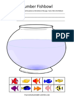 Number Fishbowl: Write The Number 2. Cut Out The Pictures at The Bottom of The Page. Paste 2 Fish in The Fishbowl