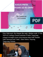 Kasus Prita Mulyasari Vs Rs Omni: Iin Candrawati 1412100008