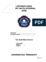 AMI UTP 2018 - Form 06 Laporan Hasil Audit