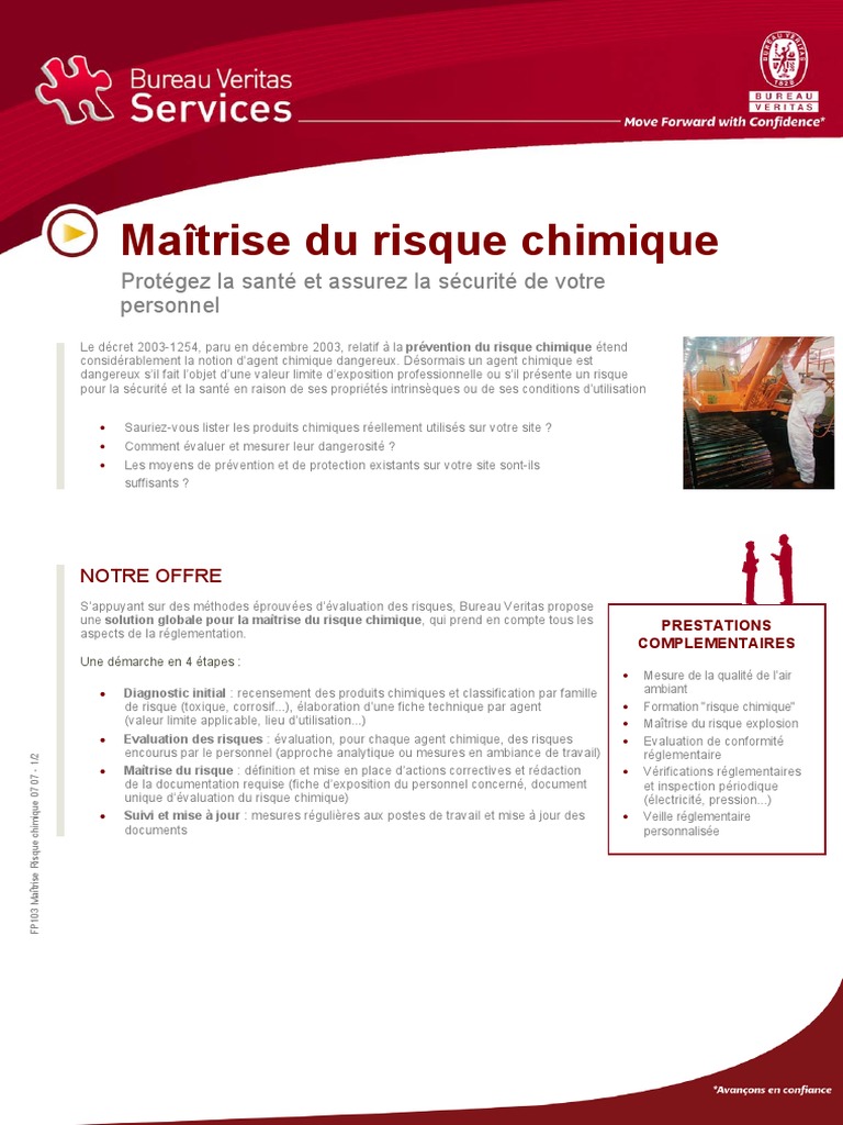 Maîtrise des Risques Chimiques au Travail | PDF | Risque | Évaluation ...