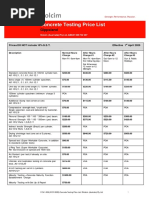 Concrete Testing Price List: Gippsland