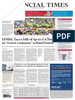 Banking On Cash Saudi Oil Woes The Index Factor: HMRC Faces Bill of Up To 43bn in Worst-Estimate' Refund Battle