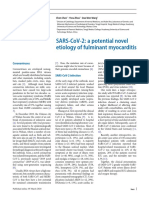 Sars-Cov-2: A Potential Novel Etiology of Fulminant Myocarditis