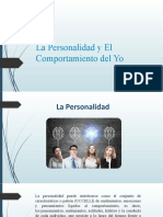 La Personalidad y El Comportamiento Del Yo