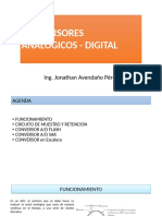 Conversores Analogicos - Digital: Ing. Jonathan Avendaño Pérez