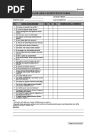 9.11 Storage Area Inspection Form