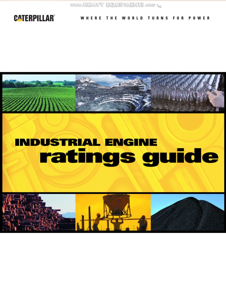 Material Industrial Engine Ratings Guide Caterpillar Engines Acert