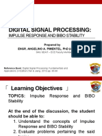 Digital Signal Processing:: Impulse Response and Bibo Stability
