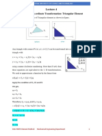 2D Element Co-Ordinate Transformation: Triangular Element: Charotar University of Science and Technology