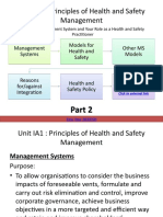 Unit IA1: Principles of Health and Safety Management