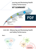 Unit Summary Unit Summary: Unit IA3: Measuring and Reviewing Health and Safety Performance