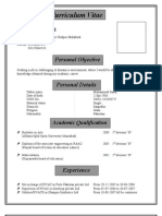 CV of The INAAM (HVACR) Osl