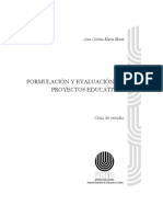 GE5081 Formulación y evaluación de proyectos educativos - 2011 - Educación.pdf