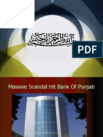 Massive Scandal Hit Bank of Punjab