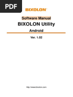 BIXOLON Utility: Software Manual