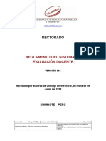 Reglamento Sistema Evaluacion Docente 4v