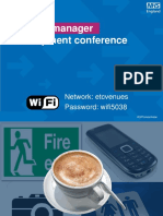 Practice Manager Development Conference: Network: Etcvenues Password: Wifi5038