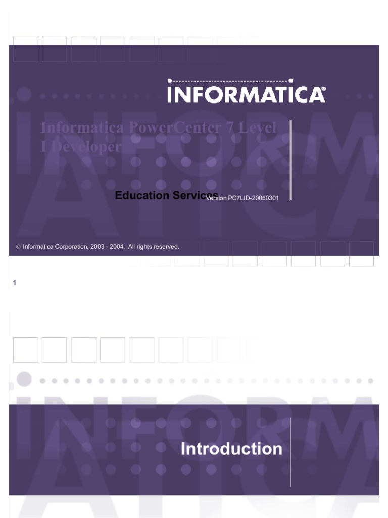Informatica Official | PDF | Cloud Computing | Databases