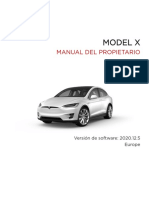 Manual Del Propietario Model X Español PDF
