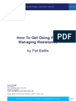 How To Get Going With Managing Resistance: by Pat Battle