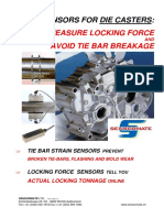 Sensors For Die Casters:: Measure Locking Force Avoid Tie Bar Breakage