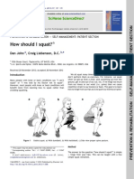 2013 C Liebenson - How Should I Squat? PDF