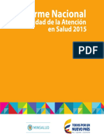 Informe Nacional De Calidad Atencion En Salud - 2015.pdf