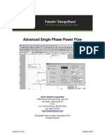 Advanced Single Phase Power Flow