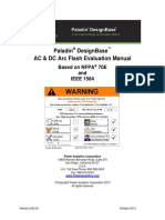 Paladin Designbase Ac & DC Arc Flash Evaluation Manual: Based On Nfpa 70E and Ieee 1584