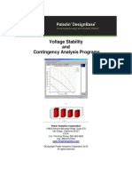 Voltage Stability and Contingency Analysis Programs