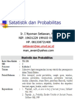 Probabilitas Statitiska Arsip Teknik Elektro UNSRI 14