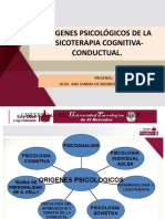 Psicoterapia cognitiva- psicologia