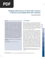 Hedging Effectiveness of Stock Index Futures Contracts in The Indian Derivative Markets