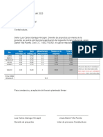 Horario Laboral Daniel